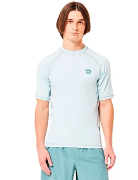 Rash Guard Manches Courtes Coral Frost M - Oakley Apparel - FashionsVida