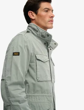 Superdry Herren Cotton M65 Jacke Green - Größe: S - 139.99 - FashionsVida