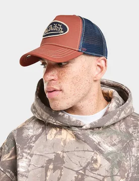 Womens Cappellino Trucker - Rosso, rosso rosso Donna taglia One Size - Von dutch - FashionsVida