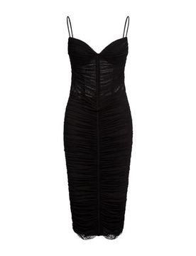 Vestido midi Mujer Negro 36,38,40 Mujer