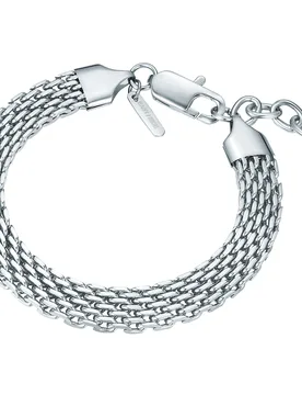 Womens Female Stainless Steel Bracelet - Silver - One Size - Eastside - FashionsVida