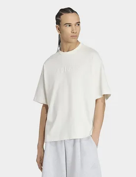 Mens T-shirt Grafica Soft Lux - Bianco, bianco bianco Uomo taglia S - Adidas - FashionsVida
