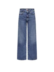 Jeans a vita alta a gamba larga ONLMADISON blu XS/L30