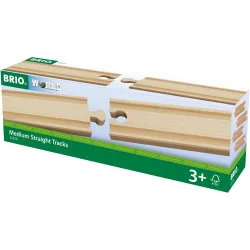 BRIO - Vías rectas medianas Brio