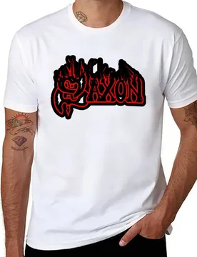 SAXON METAL ARTWORK T-Shirt t shirt man cotton essential t shirt T-Shirt - Aliexpress - FashionsVida