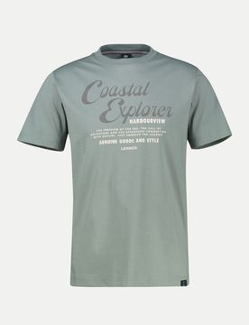 Lerros T-Shirt Serafino Grau XXL