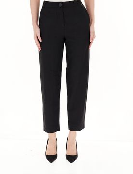 Pantalone misto lana NERO 6