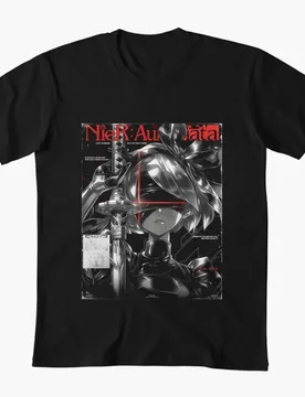 B NieR Automata Yorh No. 2 Type B Anime T-shirt for Gamer 0607 Waifu Girl Cyber Punk Graphic Clothes Y2K Tee US Size Tops S-6XL - Aliexpress - FashionsVida