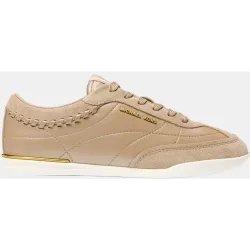 Sneakers nolan de mujer de piel con detalle costura vista en piel