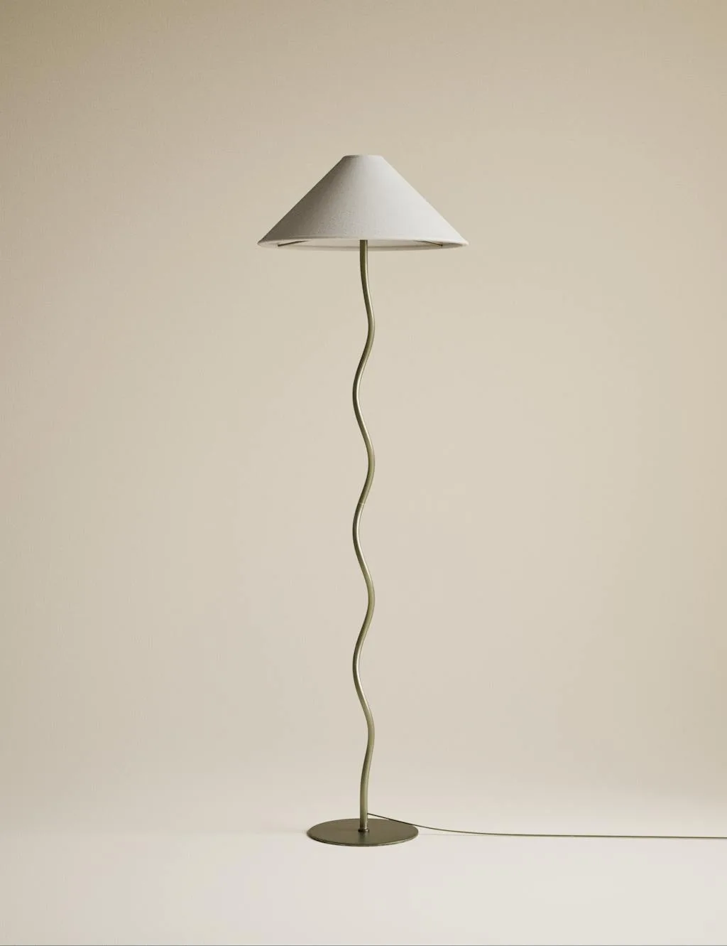 M&S Hallie Floor Lamp Cream - M&S - FashionsVida