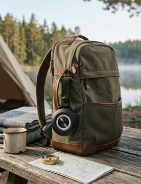 Altoparlante portatile con cinturino per appendere - nero