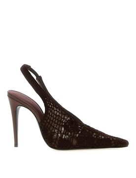 Slingback all'uncinetto