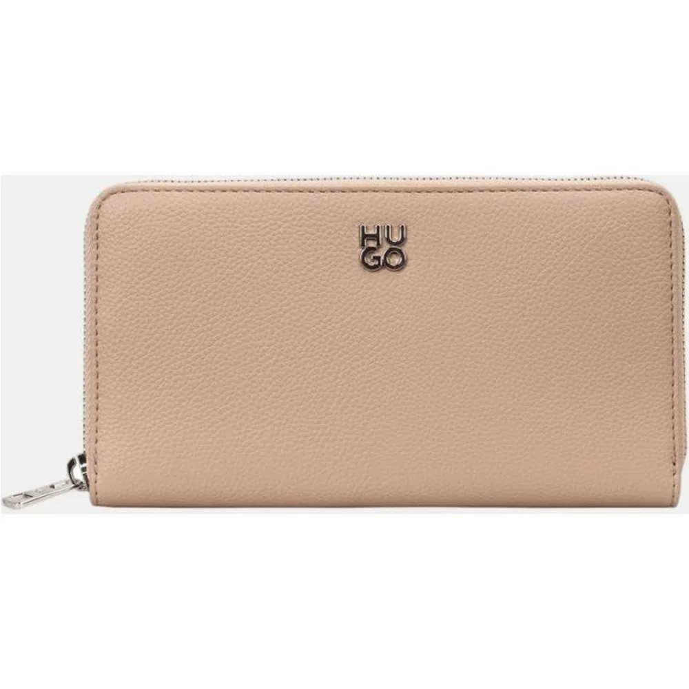 Cartera de mano con cierre cremallera totalmente forrado - HUGO - FashionsVida
