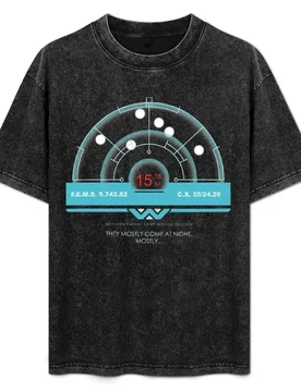 Aliens Motion Tracker T-Shirt Plus Size Summer Short Sleeve T-Shirt - Aliexpress - FashionsVida