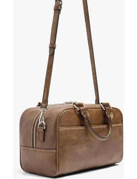 Bolso de mano estilo tote convertible a bandolera con varios compartimentos y cierre de cremallera en liso - Parfois - FashionsVida