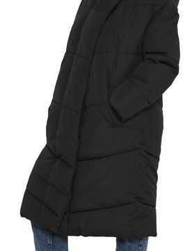 Wintermantel - NMTally Long Jacket - XS bis M - für Damen - Größe M - schwarz - Frauen - female