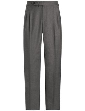 Wool Canvas Trousers