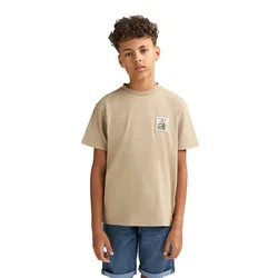 Maglietta A Maniche Corte B-1060-tsr623 Light Tan 15-16 Anni