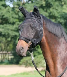 Fliegenmaske Fly Guard Plus, schwarz SH