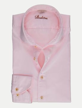 Slim-Fit Twillhemd Slimline Rosa M