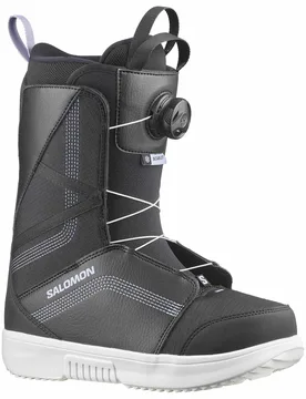 Snowboardboots Scarlet BOA Black/Persian Violet für Damen aus Wolle Größe 36,5 schwarz - Salomon - FashionsVida