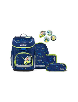 Set di zaini scolastici da 5 pezzi CUBO SpitzenreitBär 2026 - ergobag - FashionsVida