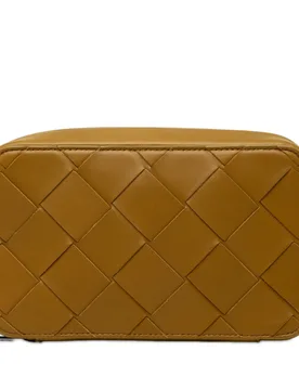 Nappa Maxi Intrecciato Zippered Pouch - Bottega Veneta - FashionsVida