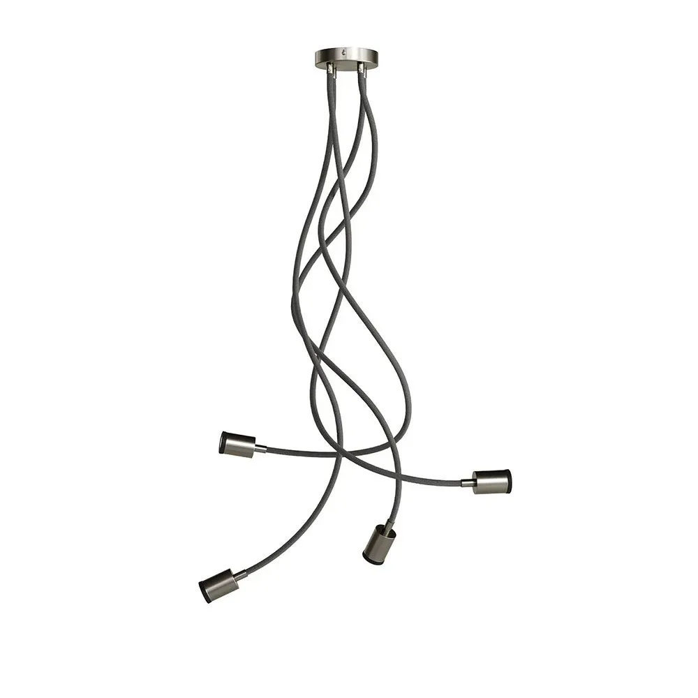 Cables Mini Spot Gu1d0 Flex 90 Applique Et Plafonnier Satin Titanium One Size - Creative - FashionsVida