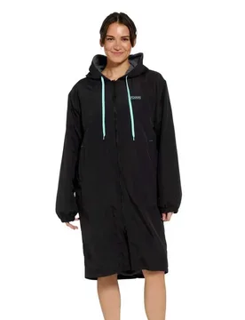 Pool Parka Black / Mint XS Men,Women - Zoggs - FashionsVida