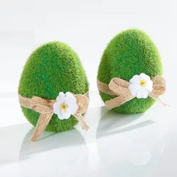 Moos-Eier aus Keramik 2er-Set Eldo