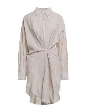 Vestido midi Mujer Caqui 34,36,38,40 Mujer