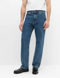 Authentic Relaxed Straight Fit Rigid Jeans Medium Blue male