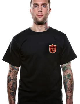 Rockabilly T-Shirt - L13 Custom Clean T-Shirt - S - für Männer - Größe S - schwarz - Männer - male - Lucky 13 - FashionsVida