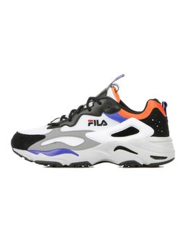 Scarpa Bassa Uomo Ray Tracer Cb White/black/mandarin Orange
