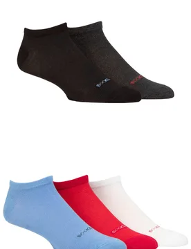 Mens 5 Pair Bamboo Mesh Trainer Socks Classic 7-11 Mens - Assorted - Size: 7-11 Mens - SockShop - FashionsVida
