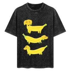 Banana Dogs T-Shirt Large Size Breathable Tee