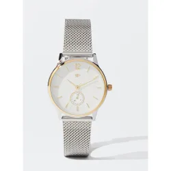 Reloj de mujer de acero inoxidable con malla metálica en