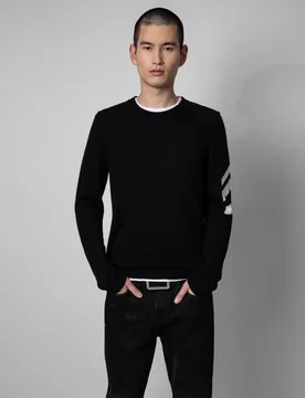 Zadig & Voltaire - Jersey Kennedy Arrow Cachemira de cuello redondo - Zadig & Voltaire - FashionsVida