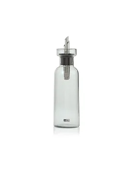 Essig- oder Ölspender AROMA POUR 300ml Glas / Edelstahl hellgrau baby - AdHoc - FashionsVida