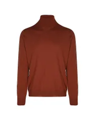 Rollkragenpullover orange 50 herren