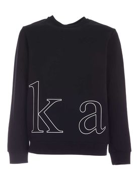 Karl Lagerfeld Felpa lettering nera