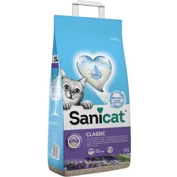 Arena absorbente Classic Lavender para gatos 10 L