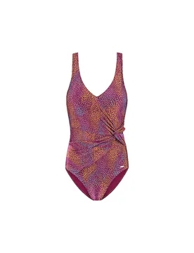 Damen Badeanzug dunkelrot 44D W - Cyell - FashionsVida