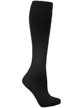 Mens Adults Unisex Tubular Luxury Wool Blend Ski Tube Socks (Black) - Size Uk 4 - Trespass - FashionsVida