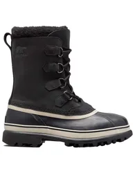Après-skis chauds et imperméables - Caribou M Black/Dark Stone en Cuir - Taille 41 - Noir