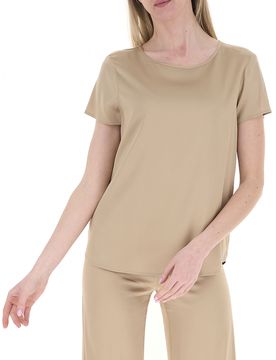 LINKS Blusa in viscosa BEIGE 46