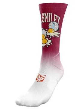 Calzini S.w.smiley Concrete Canvas Egg Red EU 30-34 - OTSO - FashionsVida