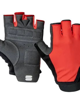 Matchy w guantes cortos ciclismo Rojo (M) - Sportful - FashionsVida