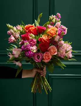 Rose Lisianthus & Antirrhinum Bright Bouquet - M&S Flower Market - FashionsVida