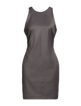 Mini-Kleid Damen Braungrau 34,36,38 Damen